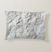 Coussins Décoratifs Papier ridé drôle (Dos)