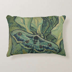Coussins Décoratifs Papillon de nuit Paon vert (Empereur) par Vincent 