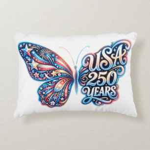 Coussins Décoratifs Papillon pour le 250e anniversaire des États-Unis