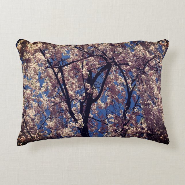 Coussins Décoratifs Parapluie à fleurs printanières (Devant)