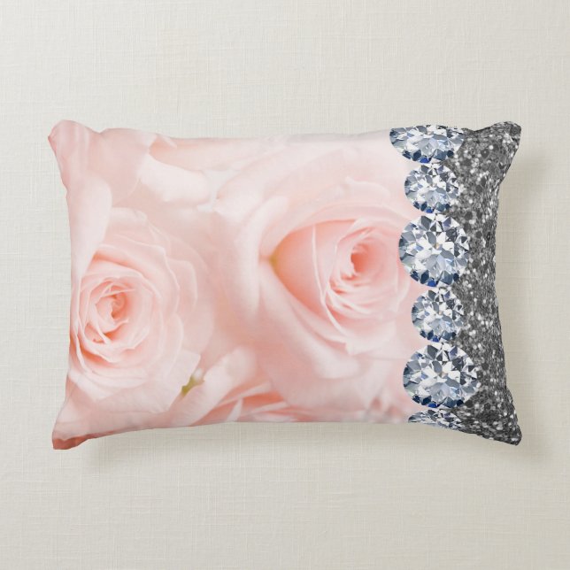 Coussins Décoratifs Parties scintillant intérieure Chic Gold Rose  Acc (Devant)