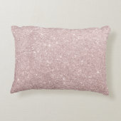 Coussins Décoratifs parties scintillant rose en or (Dos)