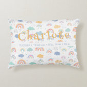 Coussins Décoratifs Pastel Boho Rainbow Cloud Motif (Devant)