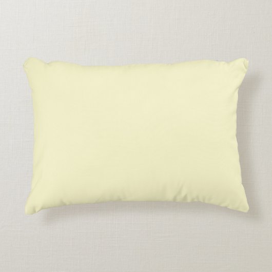 Coussins Décoratifs Pastel Lemon Jaune Pale Douce Meringue Jaune (Devant)