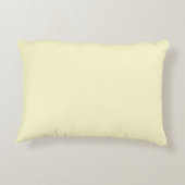 Coussins Décoratifs Pastel Lemon Jaune Pale Douce Meringue Jaune (Dos)