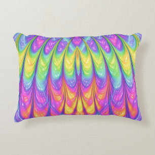 Coussins Décoratifs ~ PASTEL SAUVAGE ~ Conception fractale ~