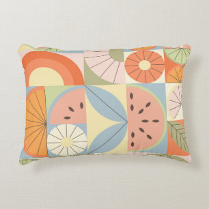Coussins Décoratifs Pastèque d'été Citrus : Patte géométrique Abstrait