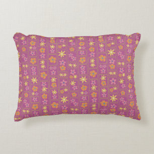 Coussins Décoratifs Patchwork Floral Rétro au motif Framboise 30cmx20c