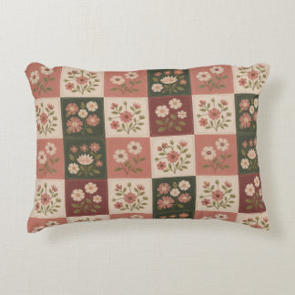 Coussins Décoratifs Patchwork floral rustique sans couture