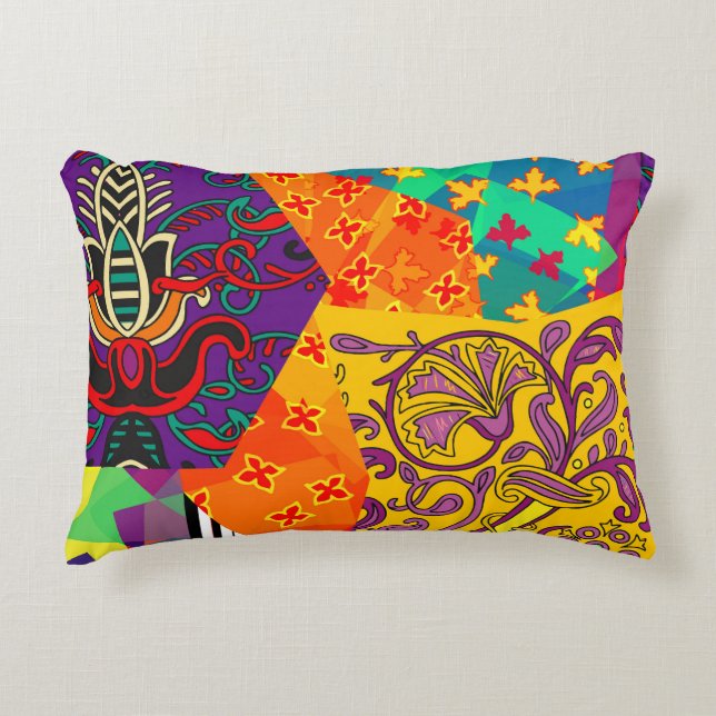 Coussins Décoratifs Patchwork indien turc festier Mandala (Devant)