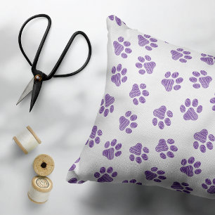 Coussins Décoratifs Patrouilles de Doodle, Paws de Chien, Paws De Purp