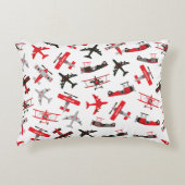 Coussins Décoratifs Pattern Red and Black WWII (Devant)