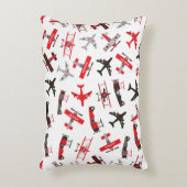 Coussins Décoratifs Pattern Red and Black WWII (Devant(Vertical))