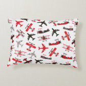 Coussins Décoratifs Pattern Red and Black WWII (Dos)