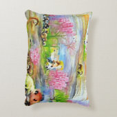 Coussins Décoratifs Paysage à l'aquarelle  (Dos(Vertical))