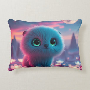 Coussins Décoratifs Paysage nocturne féerique de kitten cosmique rêveu