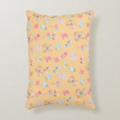 Coussins Décoratifs Peach teddy nursey pillow (Devant(Vertical))