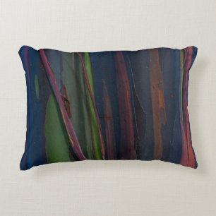 Coussins Décoratifs Peinture abstraite bleu vert et marron