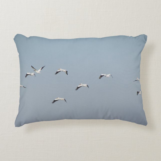 Coussins Décoratifs Pélicans en vol (Devant)