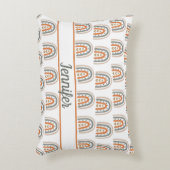Coussins Décoratifs Pépinière en monogramme blanc gris brun arc-en-cie (Devant(Vertical))