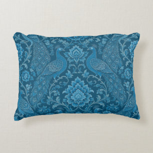 Coussins Décoratifs Persan Luxe Ce Motif Bleu Paon Riche