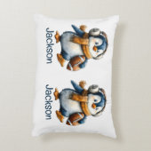 Coussins Décoratifs Personalized Winter Penguin Football Kid (Dos(Vertical))