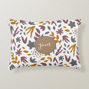 Coussins Décoratifs Personnaliser sur le Motif botanique