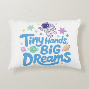 Coussins Décoratifs Pet Rêveur Encouragement pour Enfants en Croissanc