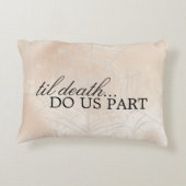 Coussins Décoratifs Petit couple éffrayant (Dos)