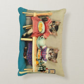 Coussins Décoratifs petit déjeuner tabby kittens (Dos(Vertical))