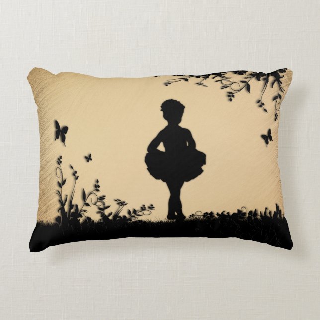 Coussins Décoratifs Petite Ballerine Rustique (Devant)