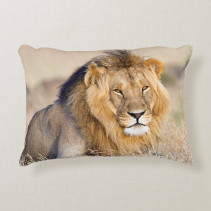 Coussins Décoratifs Photo de lion majestueuse