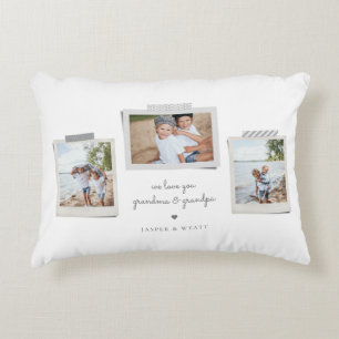 Coussins Décoratifs Photo Snapshot de Sentiments joyeux