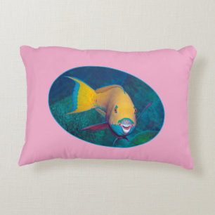 Coussins Décoratifs Photo sous-marine de poisson perroquet - Design ph