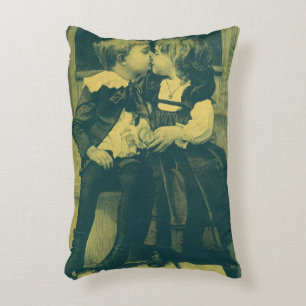 Coussins Décoratifs Photo vintage d'amour et de romance, Enfants s'emb