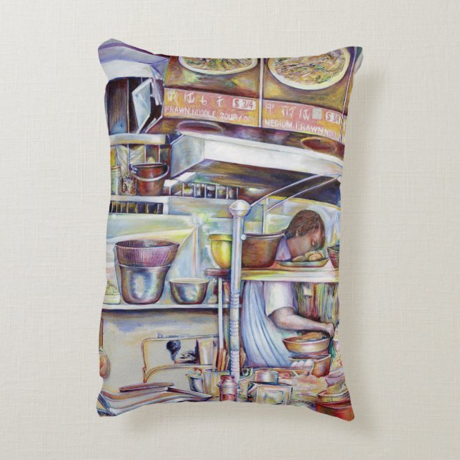 Coussins Décoratifs Pigtail Soup, Singapour (Dos(Vertical))