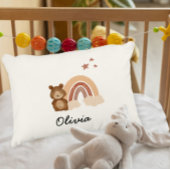 Coussins Décoratifs pillow featuring a custom bear design