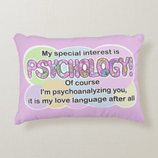 Coussins Décoratifs Pillow Psychology Love Language (ADHD, Autistic)