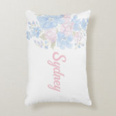 Coussins Décoratifs Pink and Blue Grandmillennial Reversible | Name (Devant(Vertical))