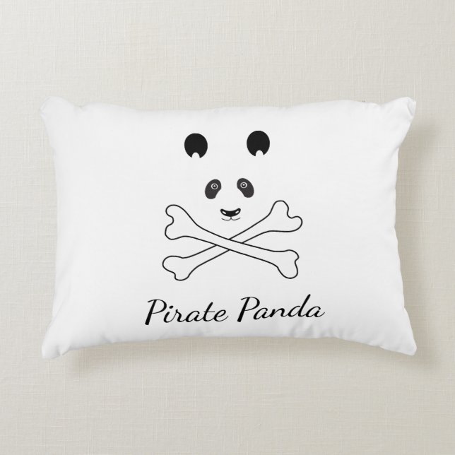 Coussins Décoratifs Pirate de Panda (Devant)