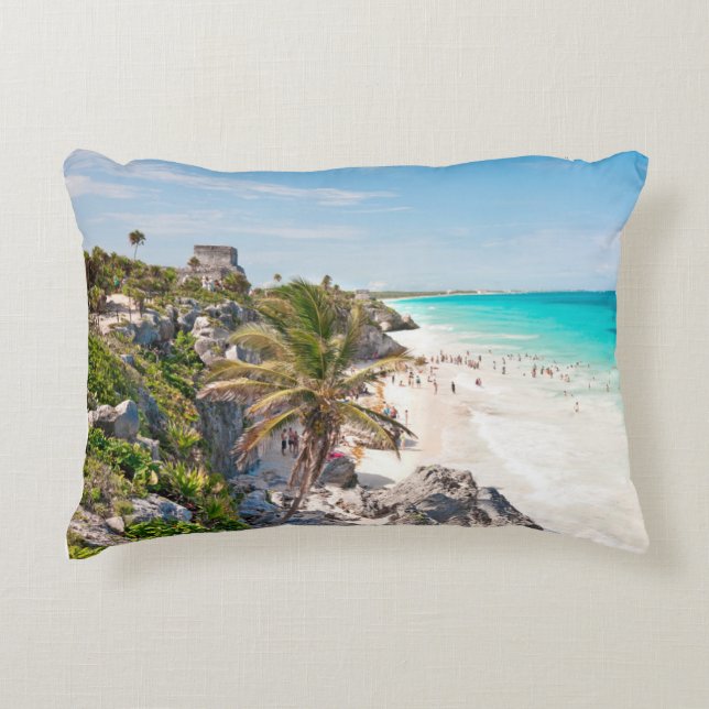 Coussins Décoratifs Plage de Tulum (Devant)