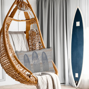 Coussins Décoratifs Plage Patiné personnalisé planches de surf