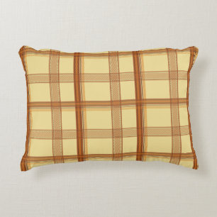 Coussins Décoratifs Plaidé Brun Caramel Chaud Esthétique