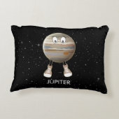 Coussins Décoratifs Planète Jupiter & Étoiles (Dos)