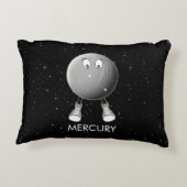 Coussins Décoratifs Planète Mercure & Etoiles (Dos)