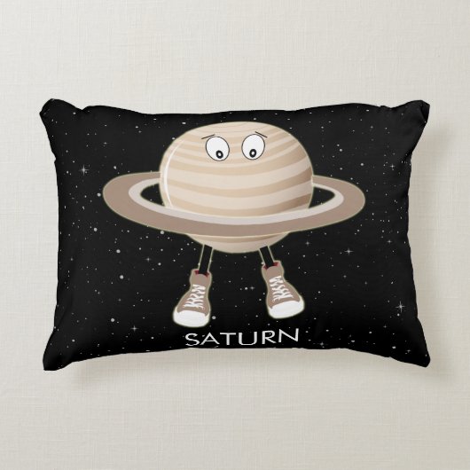 Coussins Décoratifs Planète Saturne & étoiles (Devant)