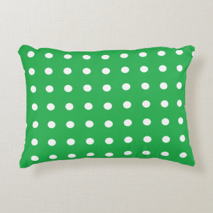 Coussins Décoratifs Point de polka vert