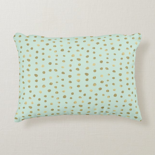 Coussins Décoratifs Points en bon état et jolis d'or (Devant)