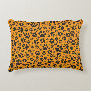 Coussins Décoratifs Pois de chien noir et blanc Pointe Polka sur dahli