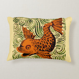 Coussins Décoratifs Poisson Antique Carrelage Ancien art
